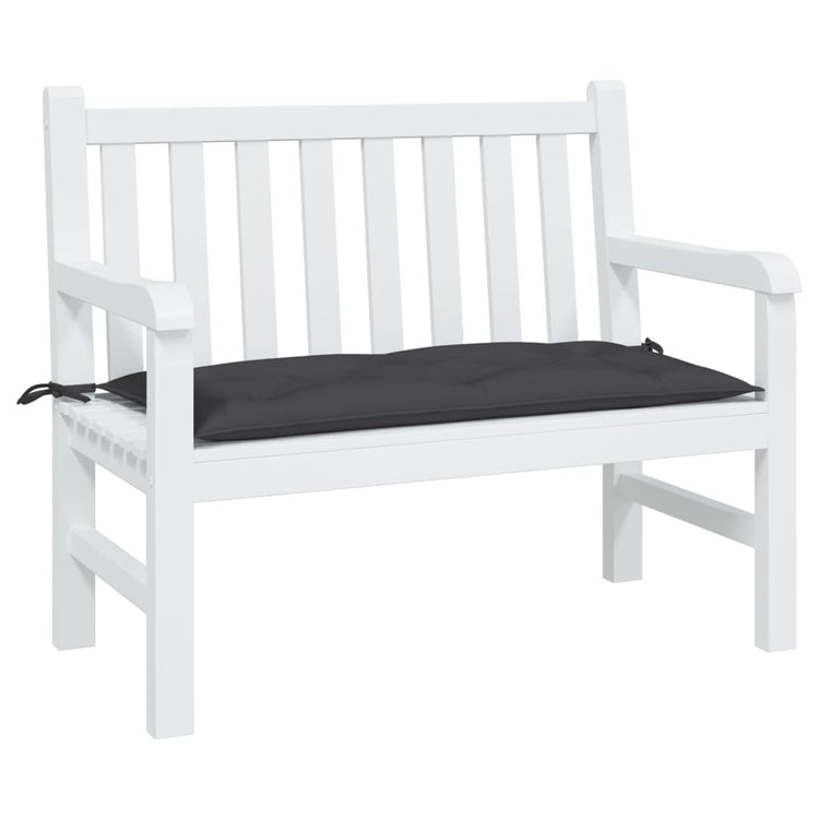 Vidaxl Garden Bench Kissen 100x50x7 cm Oxford Stoff schwarz