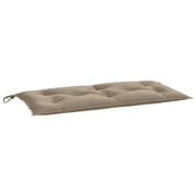 Vidaxl Garden Bench Kissen 100x50x7 cm Oxford Stofftaupe - afbeelding 2