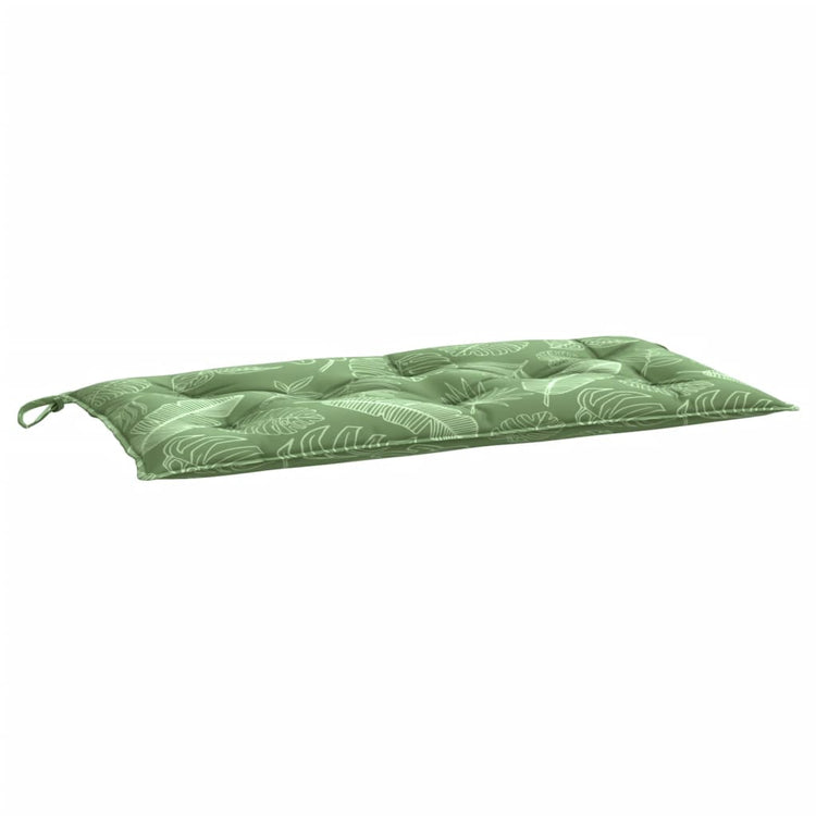 Vidaxl Garden Bench Kissen 100x50x7 cm Oxford Stoffblattmuster