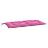 Vidaxl Garden Bench Kissen 100x50x7 cm Oxford Stoff rosa