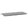 Vidaxl Gartenbank Kissen 120x50x7 cm Oxford Stoff grau