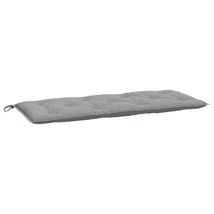Vidaxl Gartenbank Kissen 120x50x7 cm Oxford Stoff grau