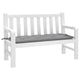 Vidaxl Gartenbank Kissen 120x50x7 cm Oxford Stoff grau