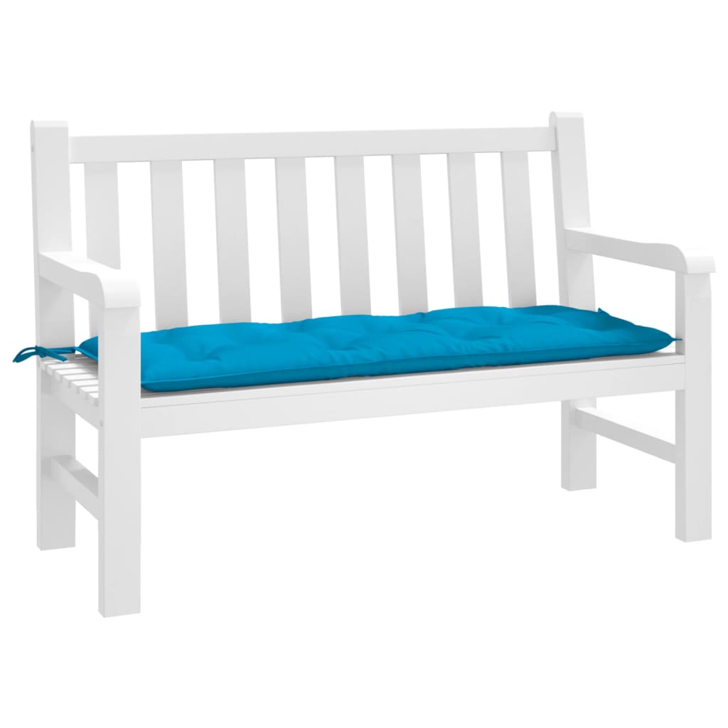 Vidaxl Gartenbank Kissen 120x50x7 cm Oxford Stoff hellblau