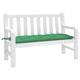 Vidaxl Gartenbank Kissen 120x50x7 cm Oxford Stoff grün