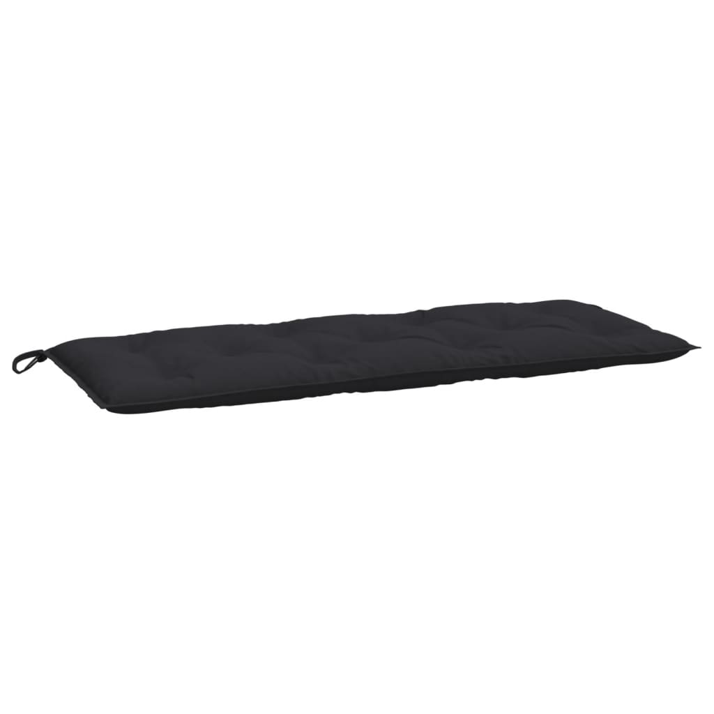 Vidaxl Gartenbank Kissen 120x50x7 cm Oxford Stoff schwarz