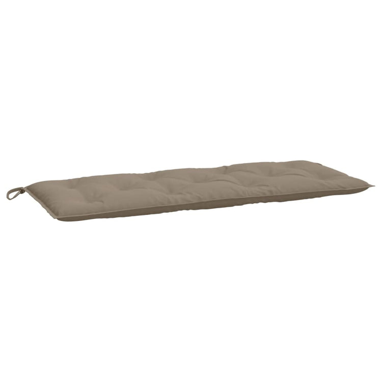 Vidaxl Garden Bench Kissen 120x50x7 cm Oxford Stofftaupe