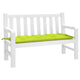 Vidaxl Garden Bench Kissen 120x50x7 cm Oxford Stoff klar grün