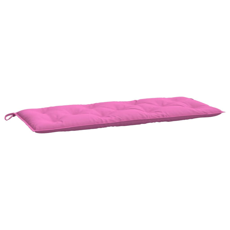 Vidaxl Garden Bench Kissen 120x50x7 cm Stoff rosa