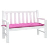 Vidaxl Garden Bench Kissen 120x50x7 cm Stoff rosa