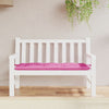 Vidaxl Garden Bench Kissen 120x50x7 cm Stoff rosa