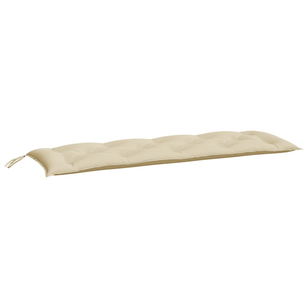 VidaXL Gartenbankauflage 150x50x7 cm Oxford-Stoff beige
