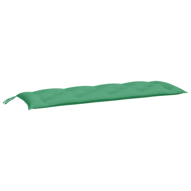 VidaXL Gartenbankauflage 150x50x7 cm Oxford-Stoff grün