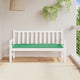 VidaXL Gartenbankauflage 150x50x7 cm Oxford-Stoff grün