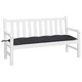 Vidaxl Gartenbank Kissen 150x50x7 cm Oxford Stoff schwarz - afbeelding 3