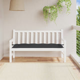 Vidaxl Gartenbank Kissen 150x50x7 cm Oxford Stoff schwarz - afbeelding 1