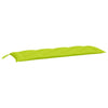 VidaXL Gartenbankauflage 150x50x7 cm Oxford-Stoff hellgrün