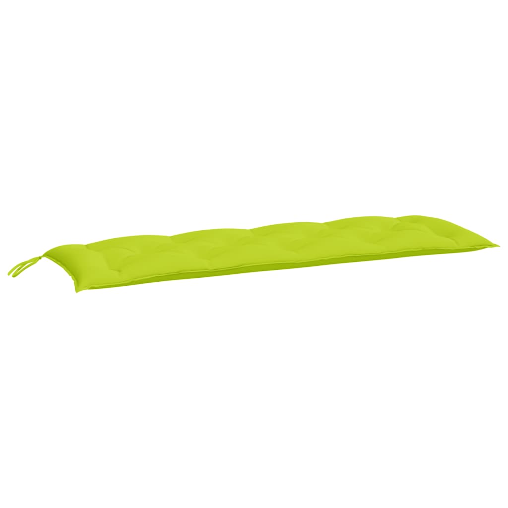VidaXL Gartenbankauflage 150x50x7 cm Oxford-Stoff hellgrün