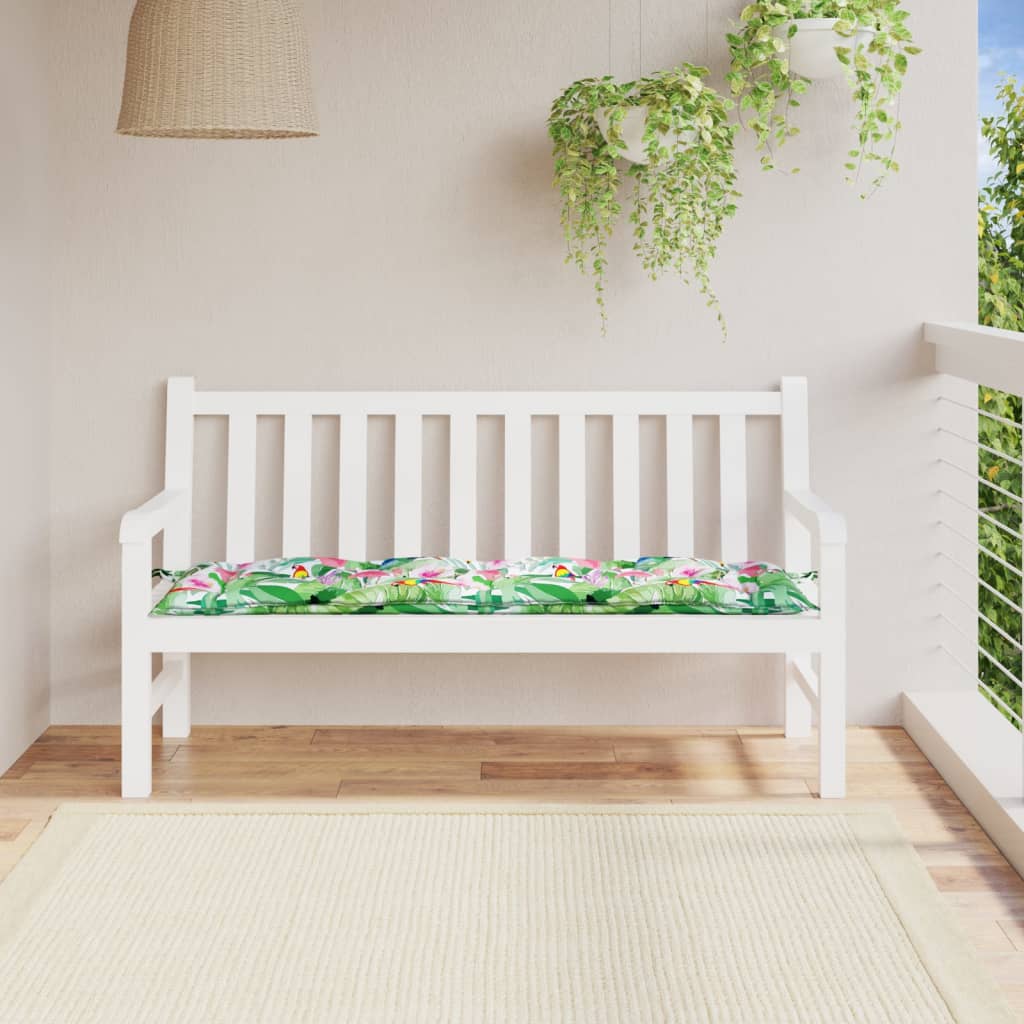 Vidaxl Garden Bench Kissen 150x50x7 cm Oxford Stoff Multi -Colored