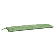 Vidaxl Gartenbank Kissen 150x50x7 cm Oxford Stoffblattmuster - afbeelding 2