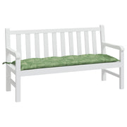 Vidaxl Gartenbank Kissen 150x50x7 cm Oxford Stoffblattmuster - afbeelding 3