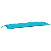 Vidaxl Gartenbank Kissen 150x50x7 cm Oxford Stoff Türkis - afbeelding 2