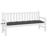 Vidaxl Garden Bench Kissen 180x50x7 cm Oxford Stoffanthrazit -gelöscht - afbeelding 3