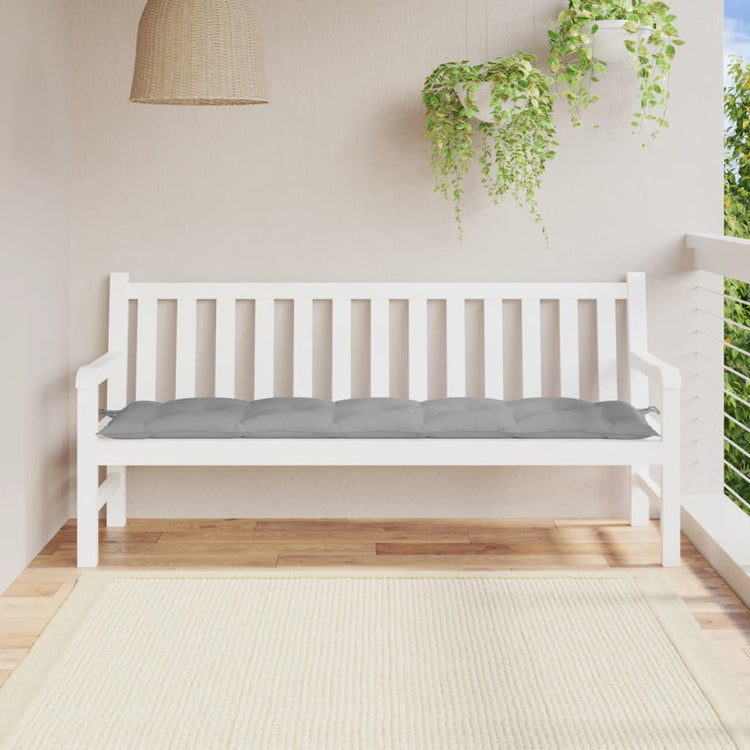 Vidaxx Gartenbankauflage 180x50x7 cm Oxford-Stoff grau