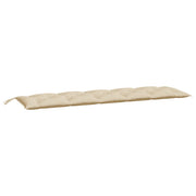 VidaXL Gartenbankauflage 180x50x7 cm Oxford-Stoff beige - afbeelding 2