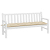 VidaXL Gartenbankauflage 180x50x7 cm Oxford-Stoff beige