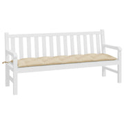 VidaXL Gartenbankauflage 180x50x7 cm Oxford-Stoff beige - afbeelding 3