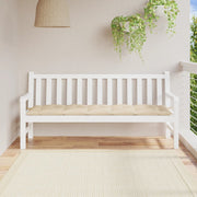 VidaXL Gartenbankauflage 180x50x7 cm Oxford-Stoff beige - afbeelding 1