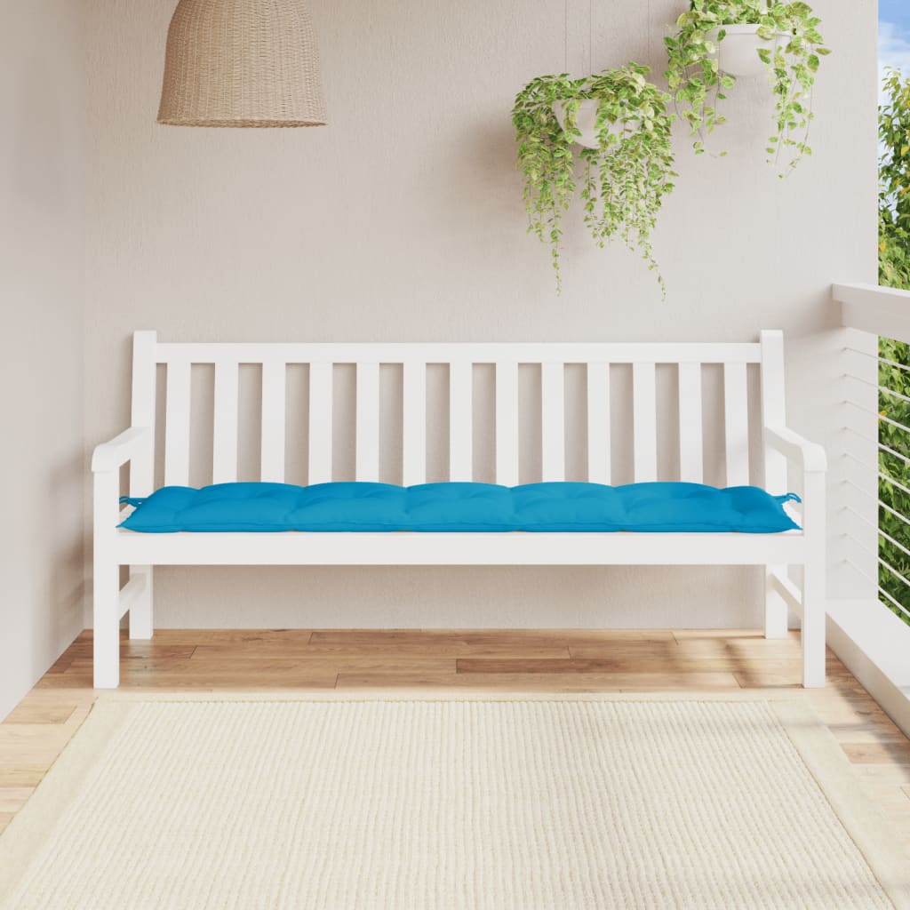 Vidaxx Gartenbankauflage 180x50x7 cm Oxford-Stoff hellblau