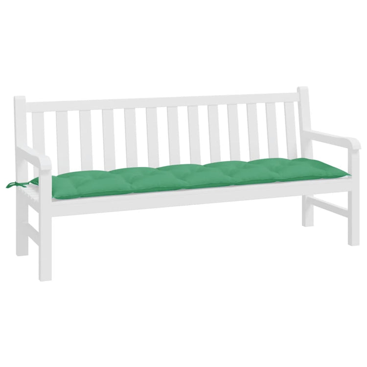 VidaXL Gartenbankauflage 180x50x7 cm Oxford-Stoff grün