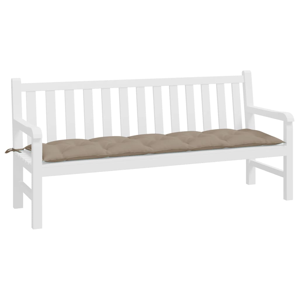 Vidaxx Gartenbankauflage 180x50x7 cm Oxford-Stoff taupe