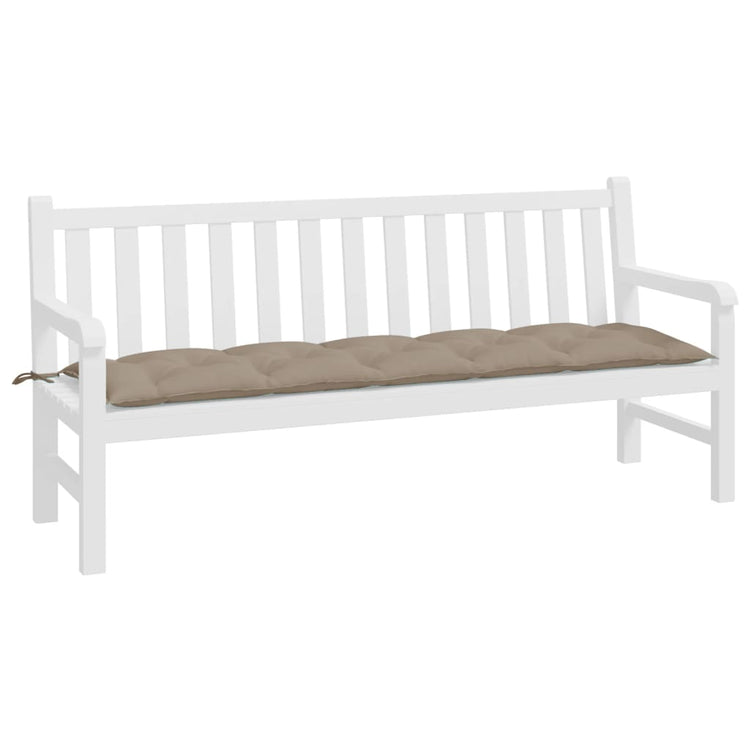 Vidaxx Gartenbankauflage 180x50x7 cm Oxford-Stoff taupe
