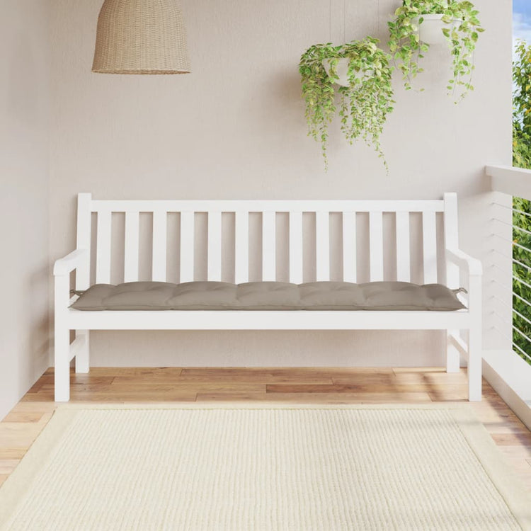 Vidaxx Gartenbankauflage 180x50x7 cm Oxford-Stoff taupe