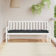 Vidaxl Gartenbank Kissen 180x50x7 cm Oxford Stoff Diamond Muster Schwarz