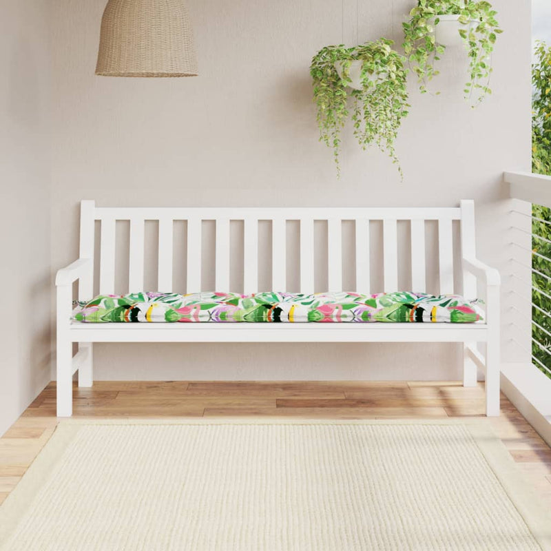 Vidaxl Garden Bench Kissen 180x50x7 cm Oxford Stoff Multi -Colored