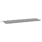 Vidaxl Garden Bench Kissen 200x50x7 cm Oxford Stoff grau - afbeelding 2