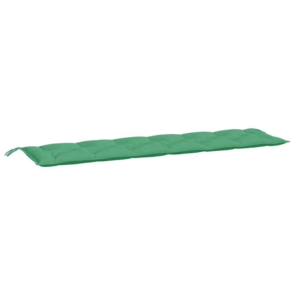 Vidaxl Garden Bench Kissen 200x50x7 cm Stoff grün