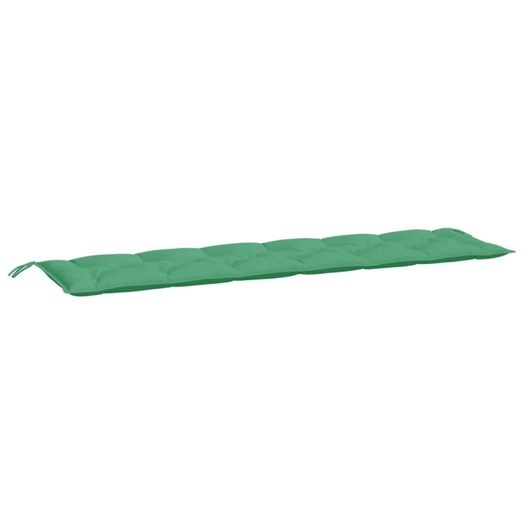 Vidaxl Garden Bench Kissen 200x50x7 cm Stoff grün
