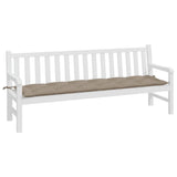 Vidaxl Garden Bench Kissen 200x50x7 cm Oxford Stofftaupe - afbeelding 3