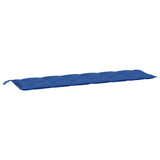 Vidaxl Garden Bench Kissen 200x50x7 cm Oxford Fabric Royal Blau - afbeelding 2