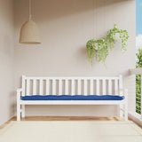 Vidaxl Garden Bench Kissen 200x50x7 cm Oxford Fabric Royal Blau - afbeelding 1