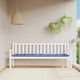 Vidaxl Gartenbank Kissen gestreift 200x50x7 cm Stoff weiß und blau