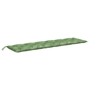 Vidaxl Gartenbank Kissenblattmuster 200x50x7 cm Stoff - afbeelding 2