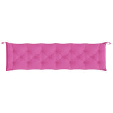 Vidaxl Garden Bench Kissen 200x50x7 cm Stoff rosa - afbeelding 3