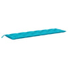 Vidaxl Garden Bench Kissen 200x50x7 cm Stoff Türkis