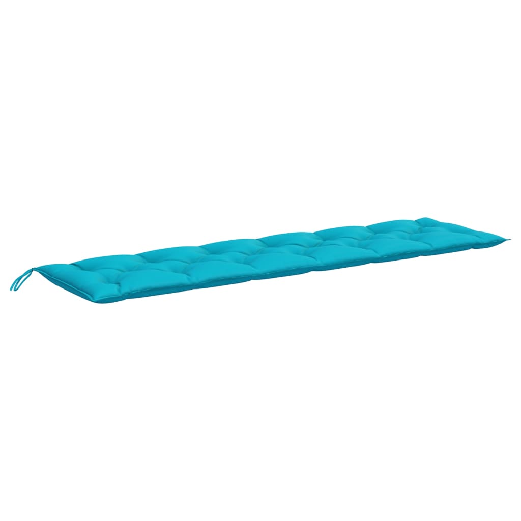 Vidaxl Garden Bench Kissen 200x50x7 cm Stoff Türkis